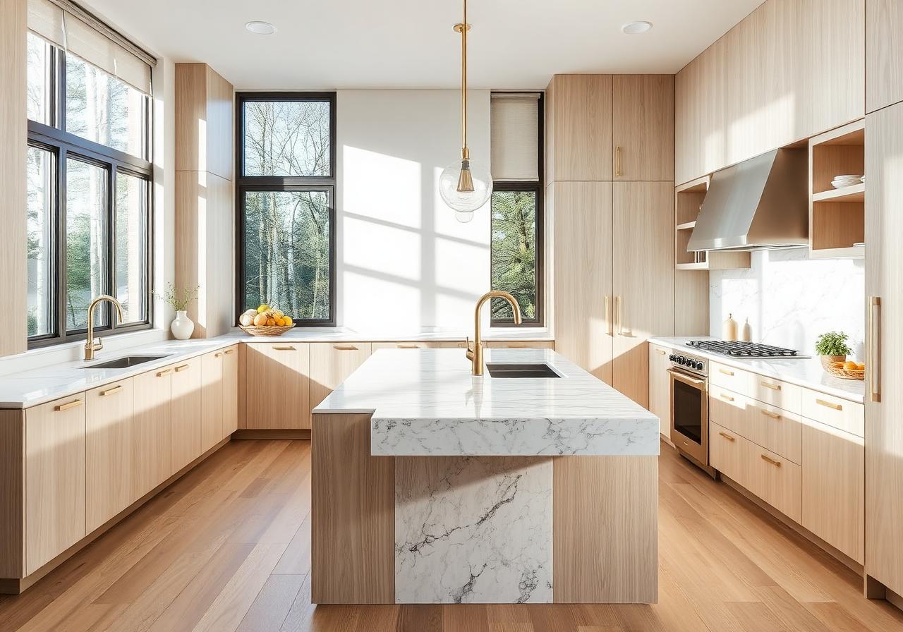 Luxury kitchen renovation by JNB Construction Inc.